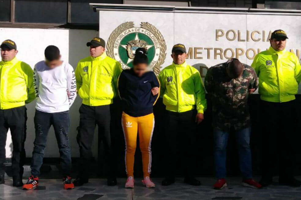 Cae banda dedicada a vender droga y cometer homicidios por ajuste de cuentas en Bogotá