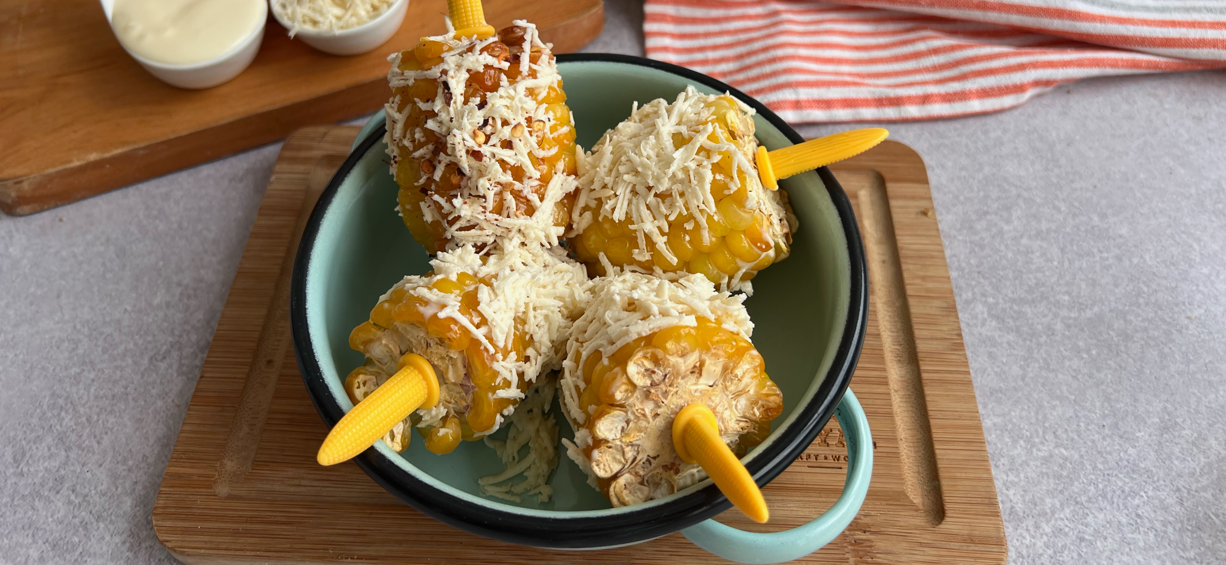 Receta: mazorca en freidora de aire