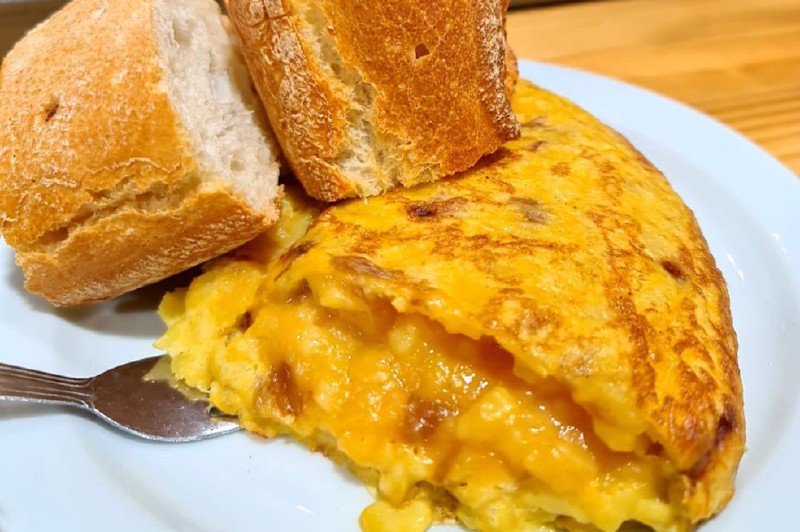 Receta para preparar tortilla de patatas