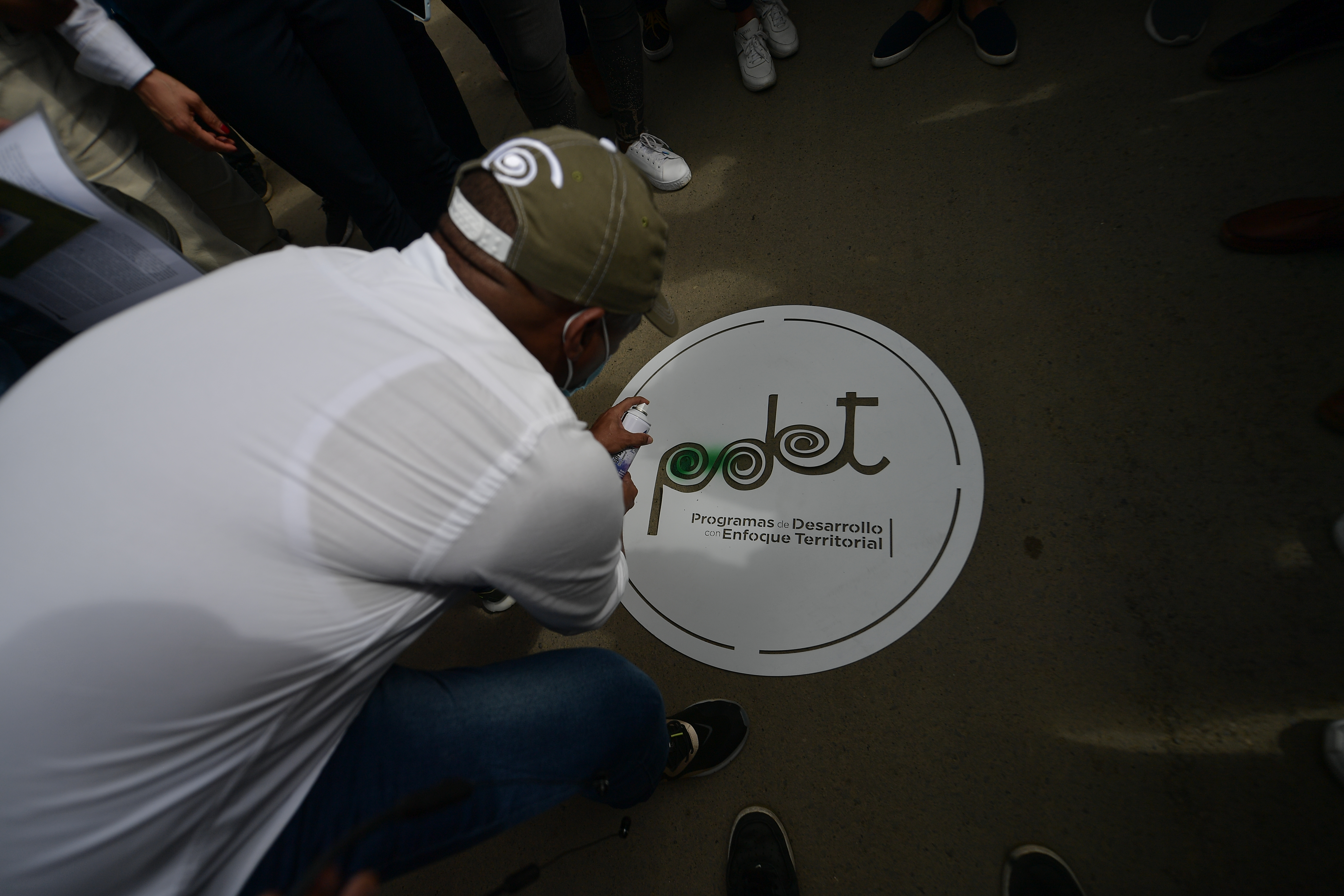 Varios aspectos de la población e inauguración de una carretera PDET
