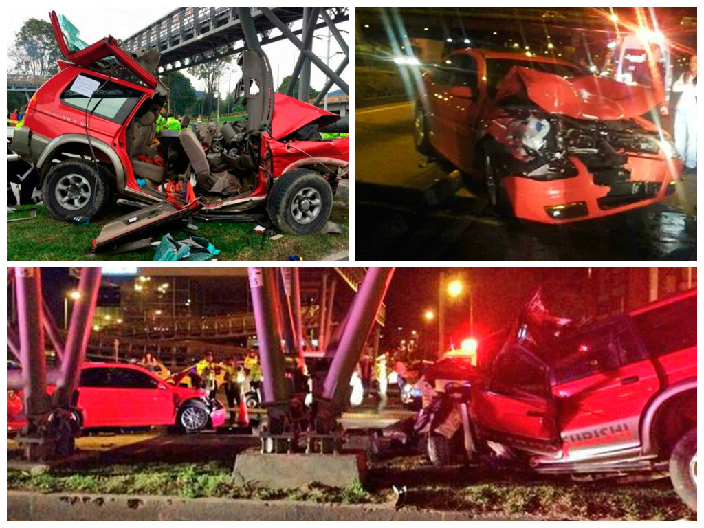 Galería: Grave accidente en Autopista Norte con calle 134 en Bogotá