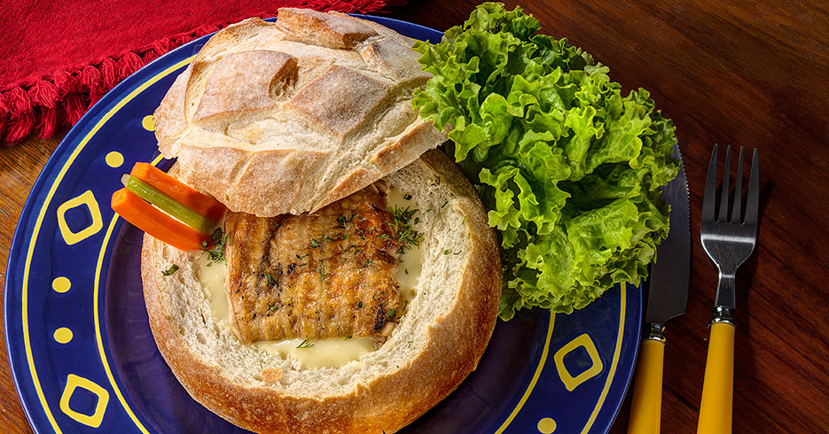 Receta del día: Pan cook relleno de pollo