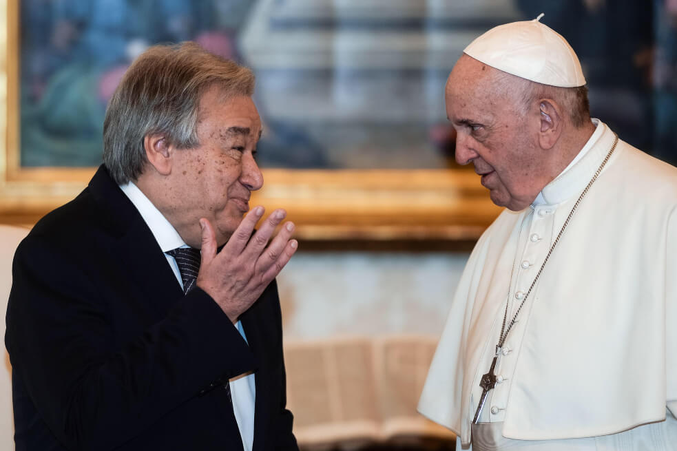 El video en el que Papa Francisco y Secretario de la ONU denuncian "las injusticias del mundo"