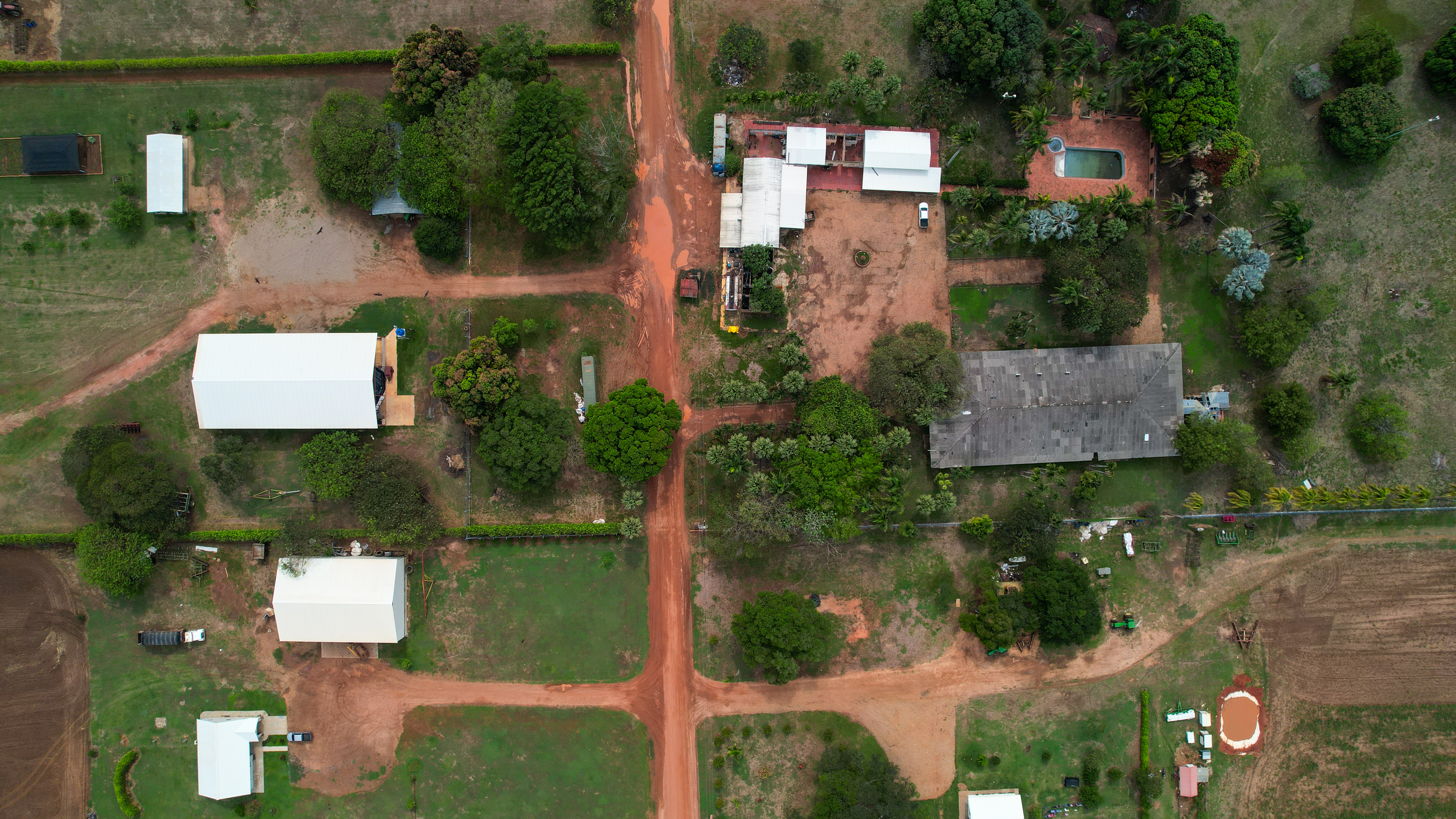 Terreno de la finca San Jorge, una de las fincas que tienen los menonitas en la vereda La Cristalina, en Puerto Gaitán.