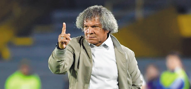 Alberto Gamero, DT de Millonarios. 
