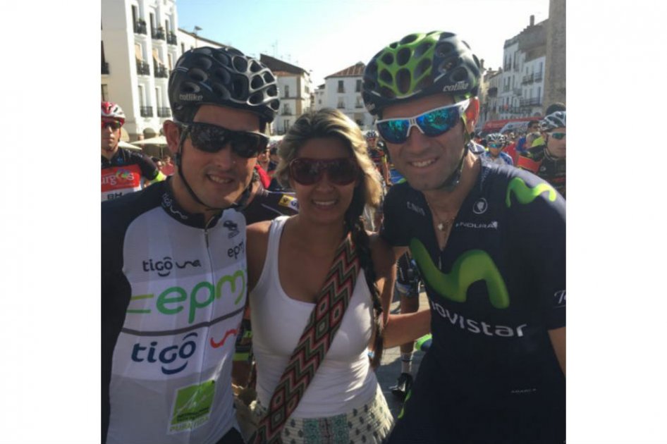 La amistad de Óscar Sevilla y Alejandro Valverde. Foto: Óscar Sevilla