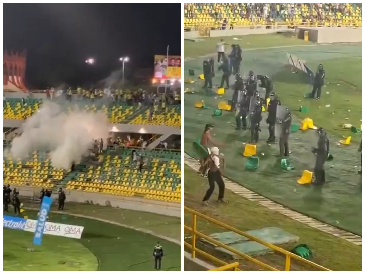 Por desmanes en partido del Real Cartagena se suspendió el partido; hubo un herido