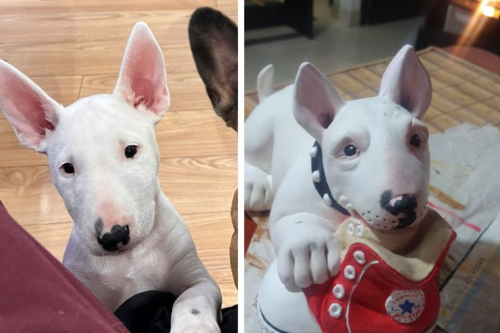 Perro de porcelana