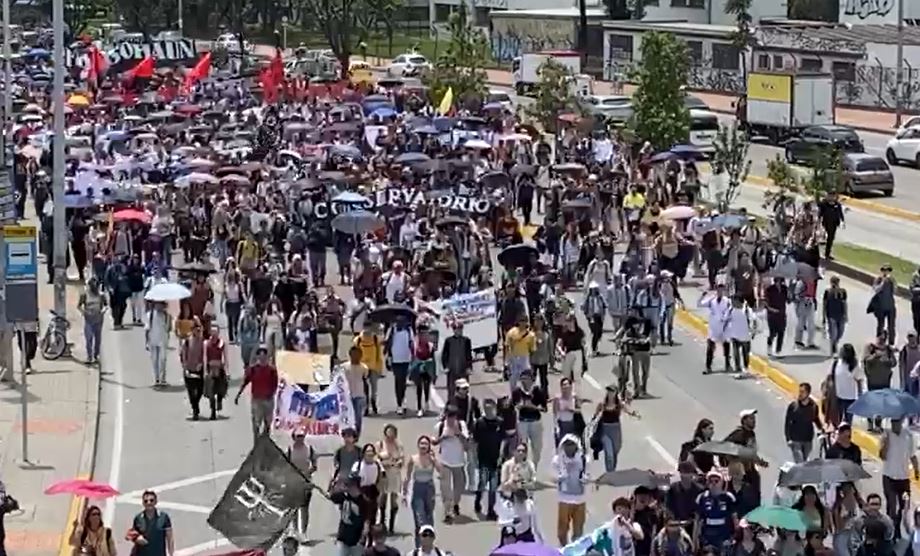 Movilidad hoy: movilizaciones en varios puntos de la ciudad marchan al sur