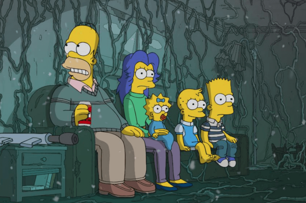 Los Simpson hacen parodia de Stranger Things