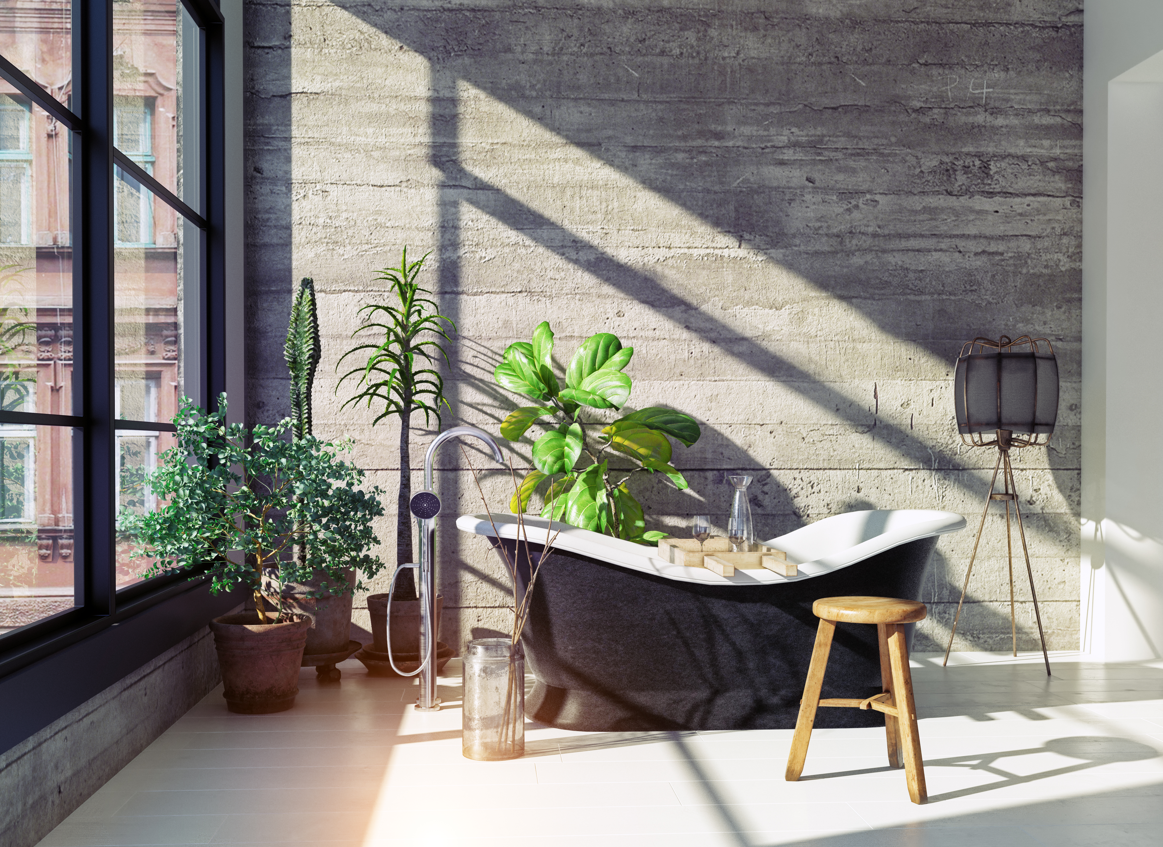 Las plantas que no deben ir en un baño sin luz (y cuáles sí prosperan allí)