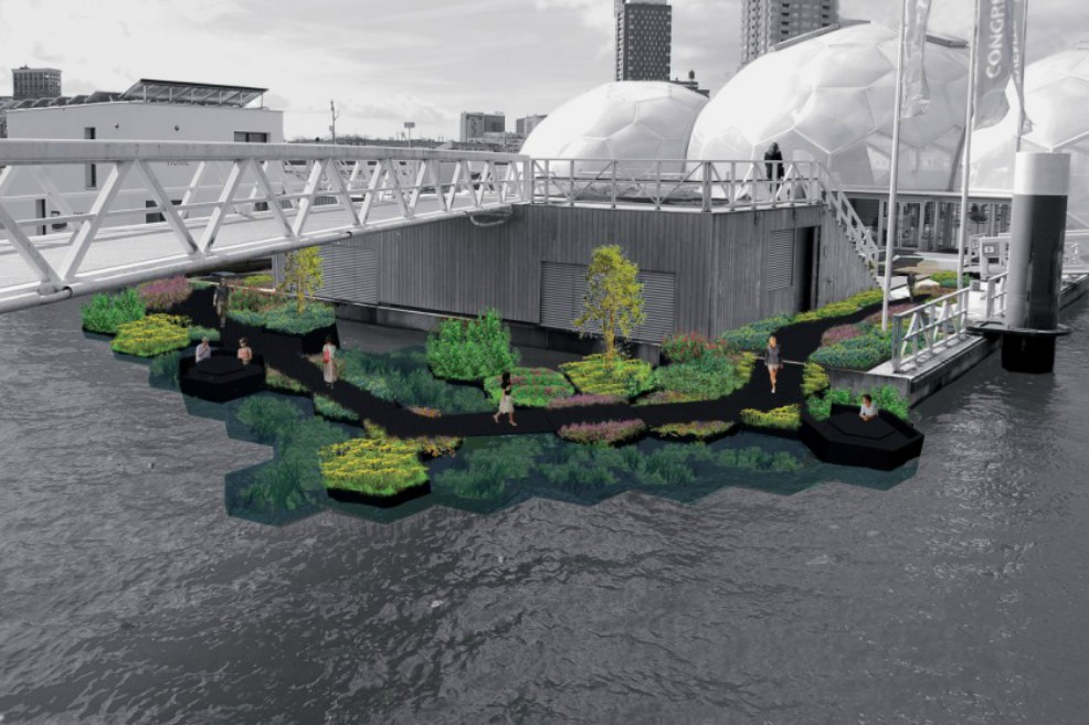 Abierto en Rotterdam el primer parque reciclado con plásticos del mar