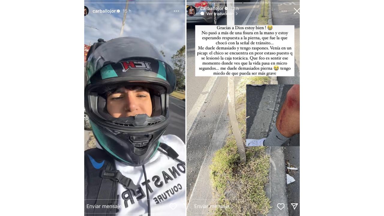 “Me acabo de accidentar”, Jorge Luis Carballo de ‘Desafío 2022′