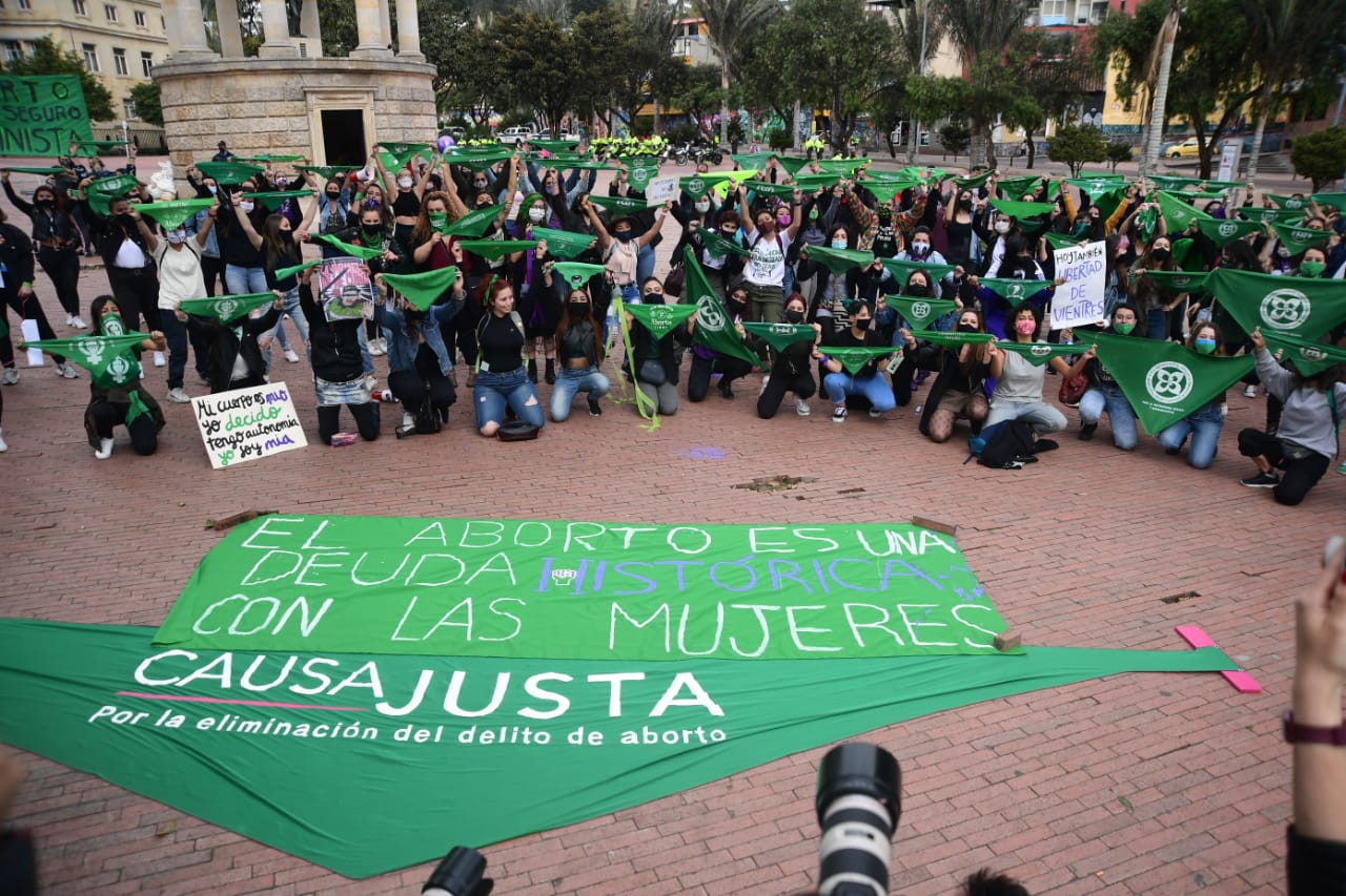 Así fue la marcha por la Despenalización del Aborto en Bogotá