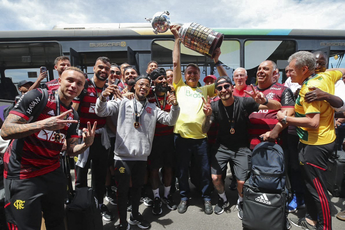 La relación entre el campeón de la Libertadores y el bolsonarismo