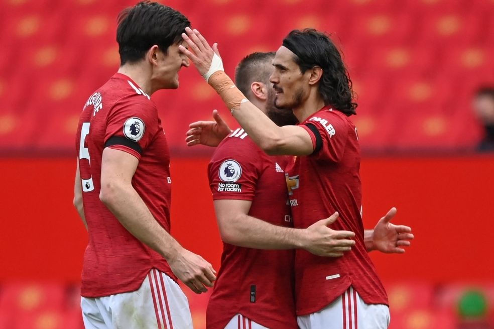 Cavani sigue en racha y anotó en la victoria de Manchester United