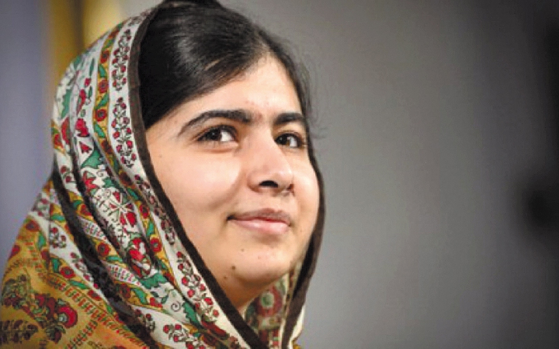 Malala, la joven activista pakistaní, quien dice: “la voz tiene poder”. / Afp