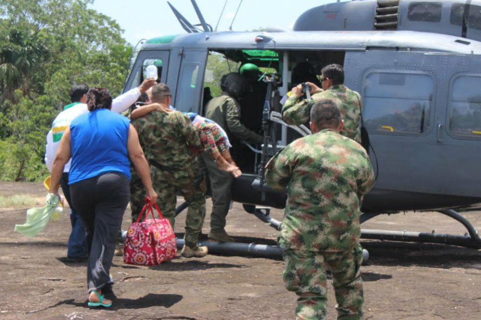 Fuerza Aérea evacúa y atiende urgencias de habitantes de Vichada ante la falta hospitales
