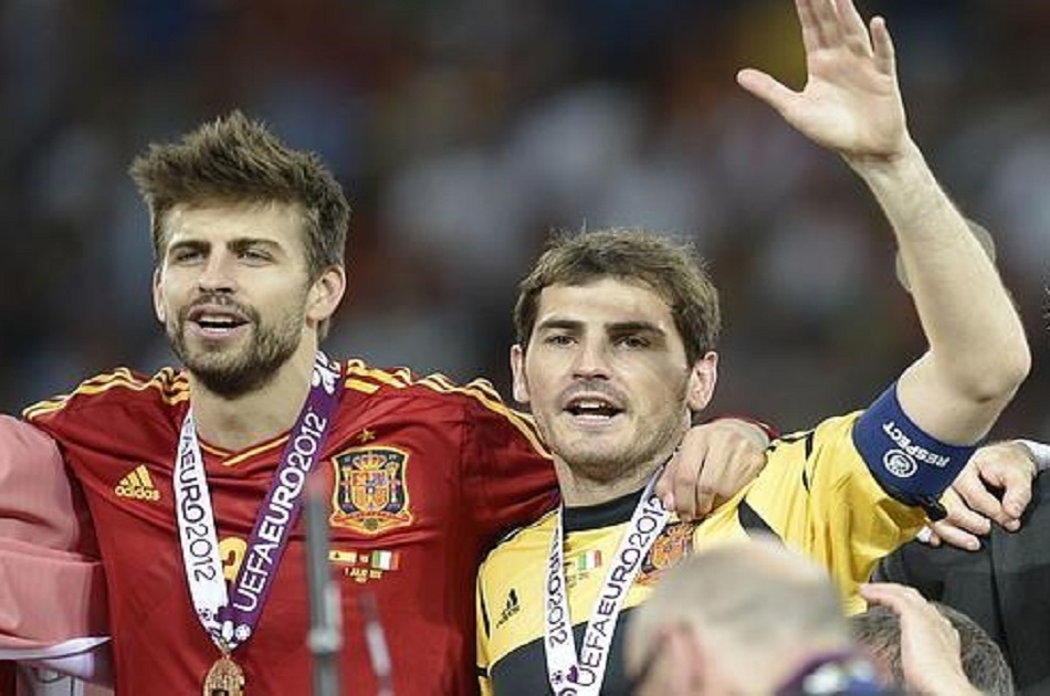 Si Piqué está en la selección es porque quiere: Casillas