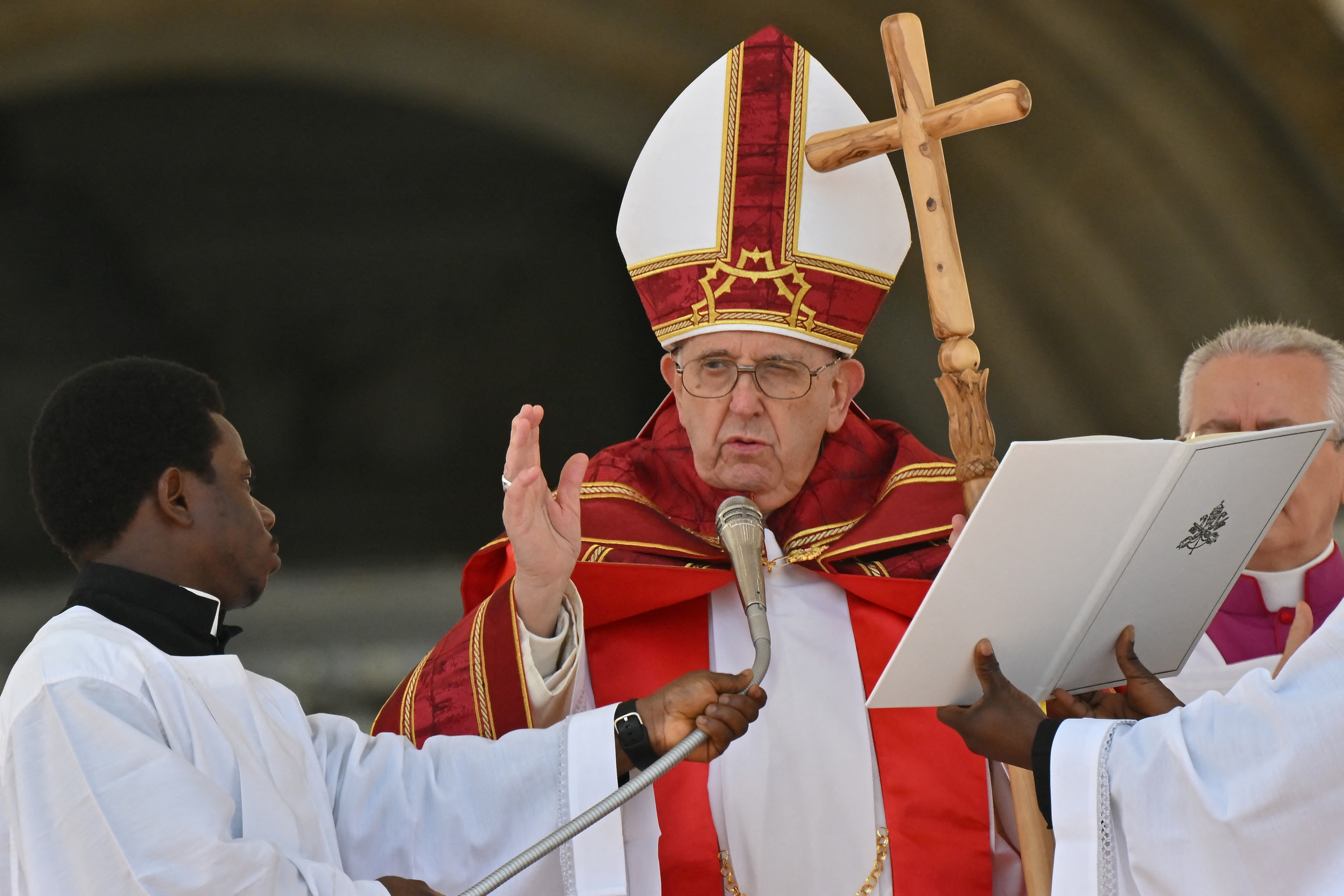 Papa Francisco preside misa de ramos y agradece oraciones por su salud