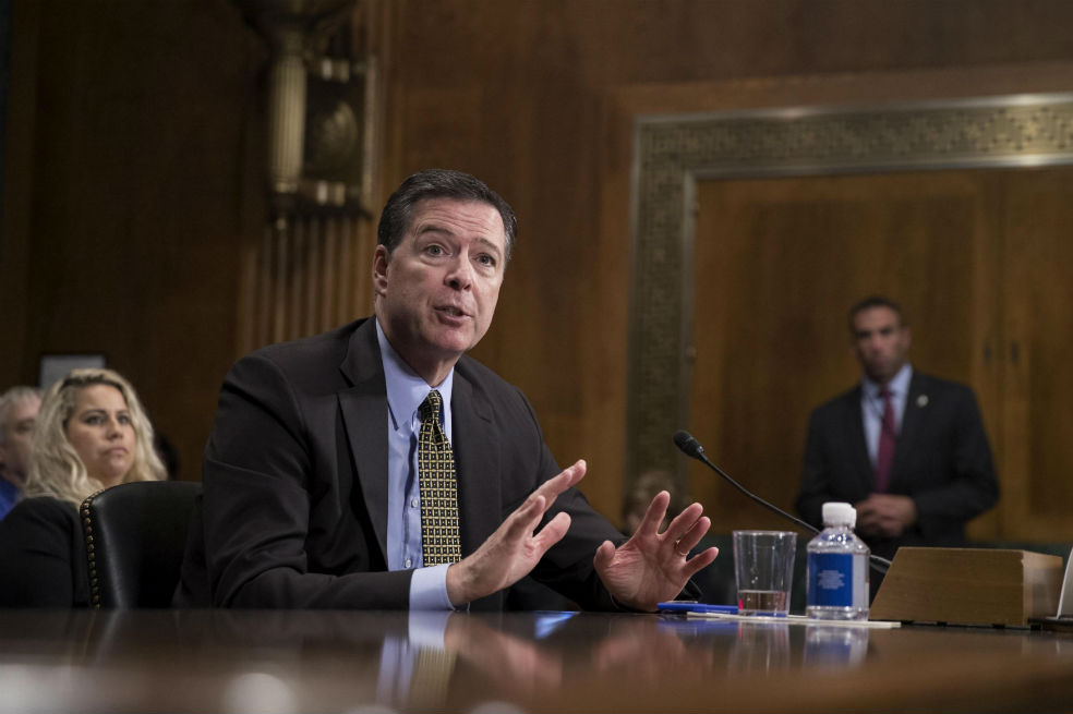 James Comey, hoy exdirector del FBI. Fue despedido por Trump. AFP