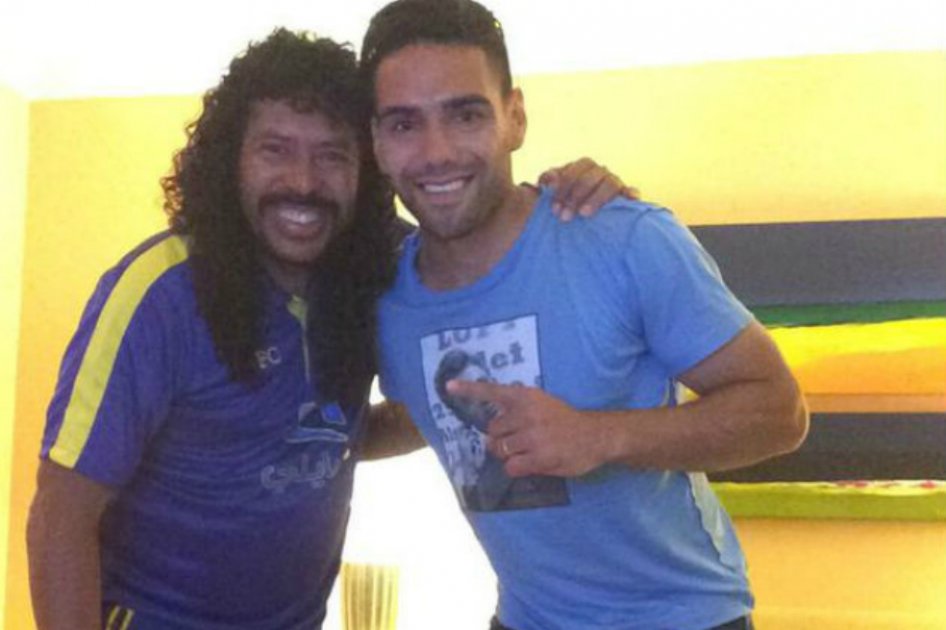 Higuita y Falcao, juntos en Londres