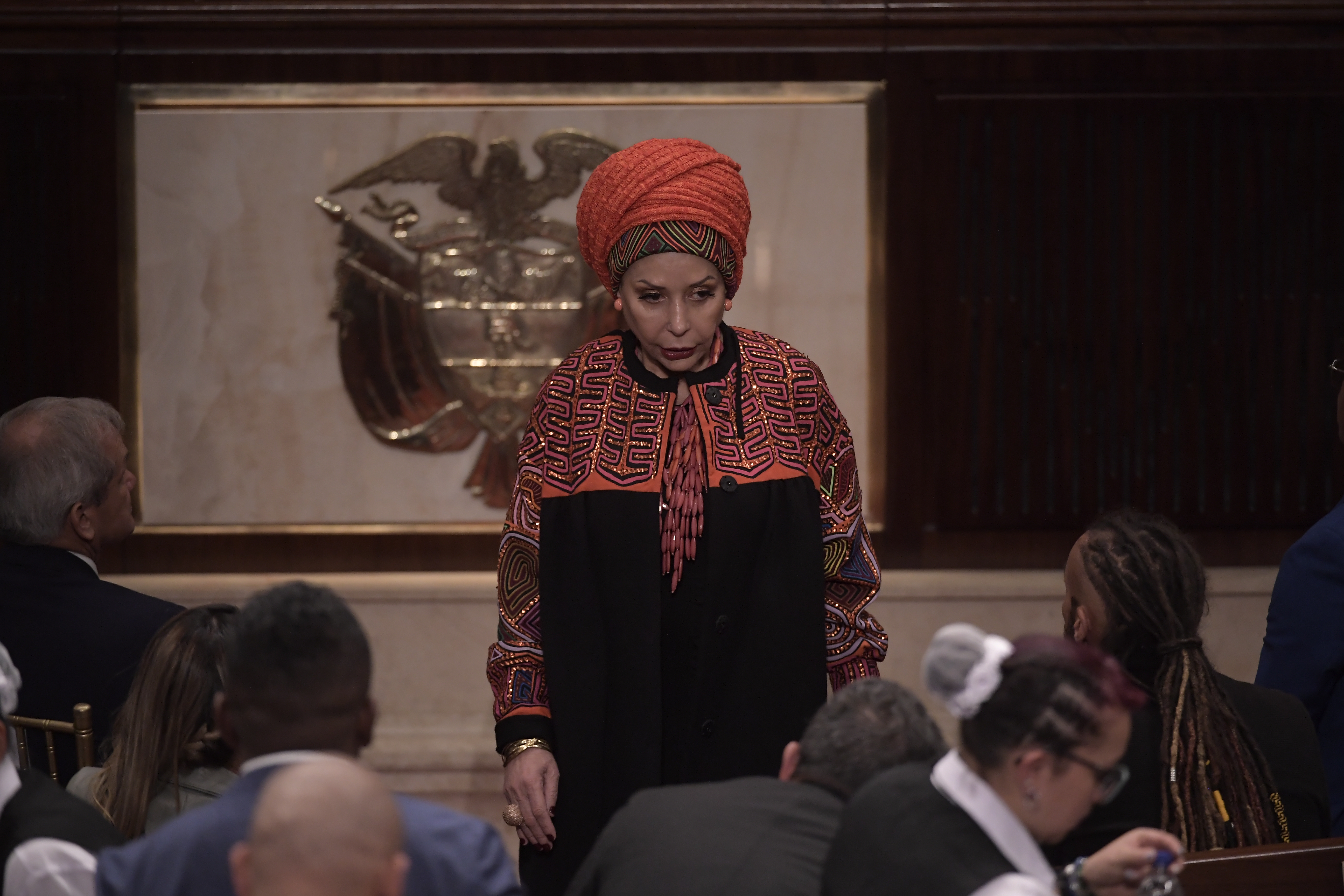 Senadora de la República, durante la instalación del Congreso 2023.