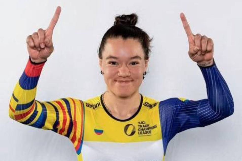Martha Bayona, oro en el keirin de la UCI Track Champions League