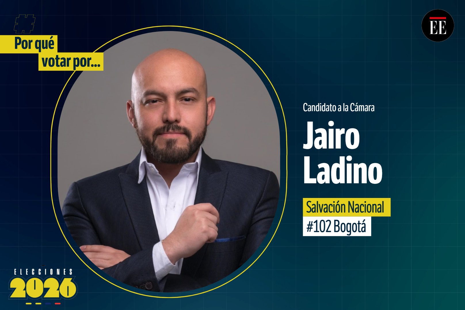 “Por qué votar por”: Jairo Ladino, candidato a la Cámara