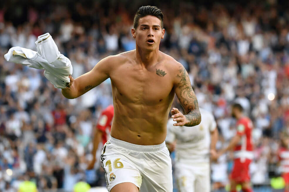 James Rodríguez llegó a 23 títulos como jugador profesional