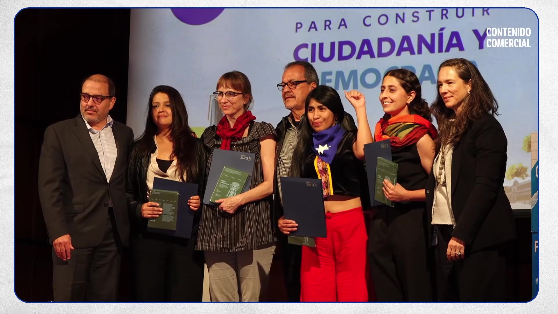 Ganadores en la categoría “Formación en cultura ciudadana para vivir en democracia”.