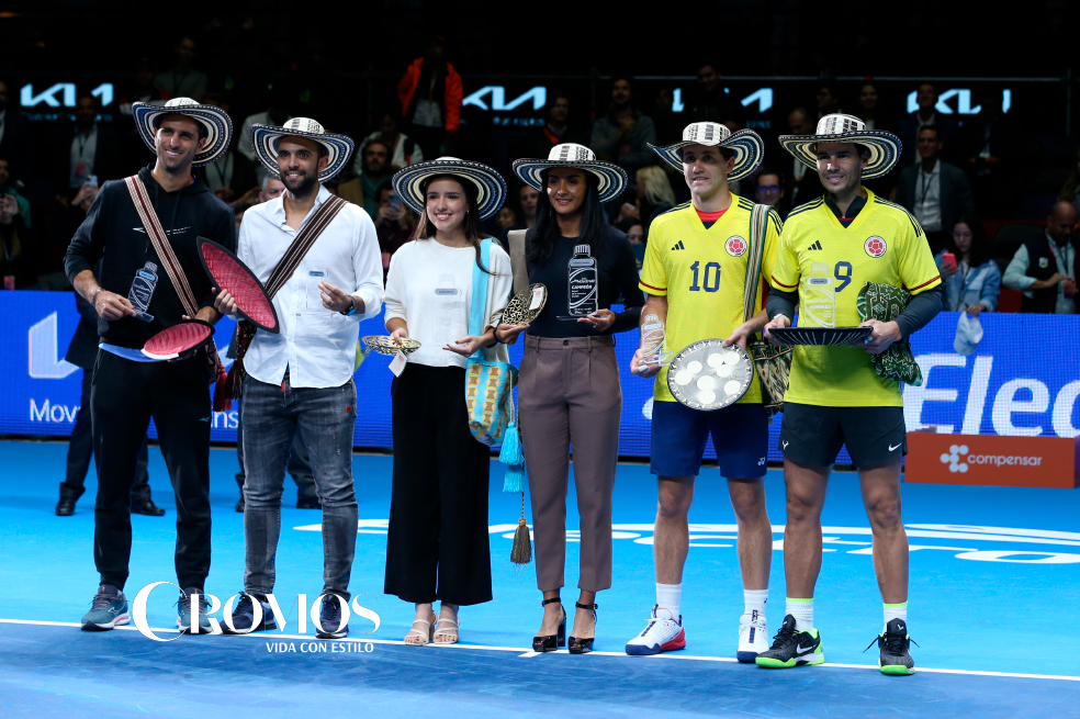 Fotos: Rafael Nadal venció a Casper Ruud en partido de exhibición en Bogotá