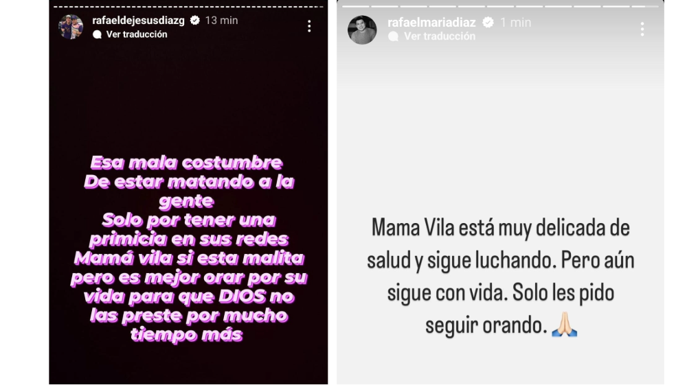 Hermanos de Diomedes Díaz desmintieron muerte de ‘Mamá Vila’, su progenitora