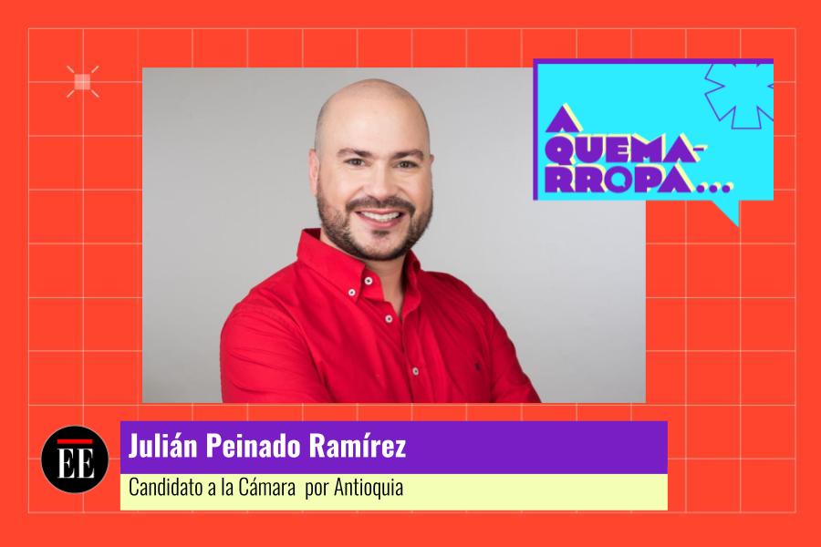 A Quemarropa con Julián Peinado, candidato liberal a la Cámara por Antioquia