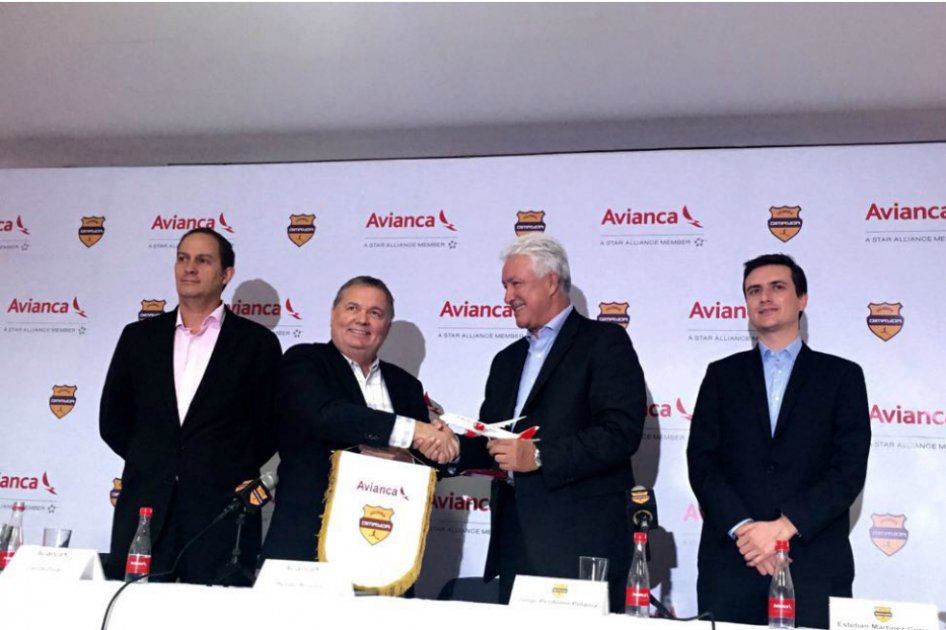 Avianca será la aerolínea oficial del Fútbol Profesional Colombiano