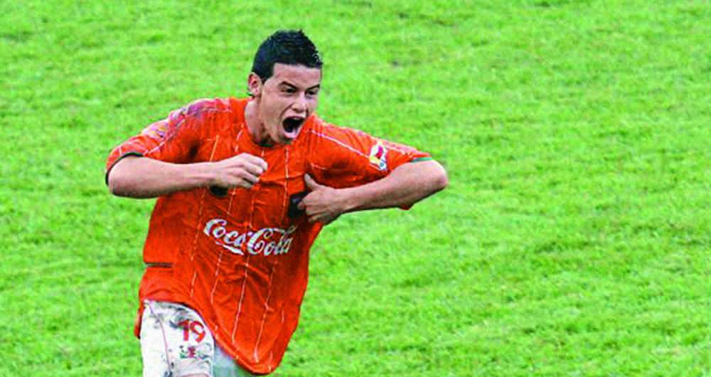 James Rodríguez: su debut  profesional hace 20 años, según el libro de Nelson Fredy Padilla