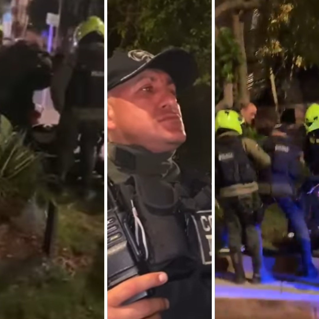 “El policía sacó una navaja y lo amenazó”, denuncian caso de abuso policial en Bogotá