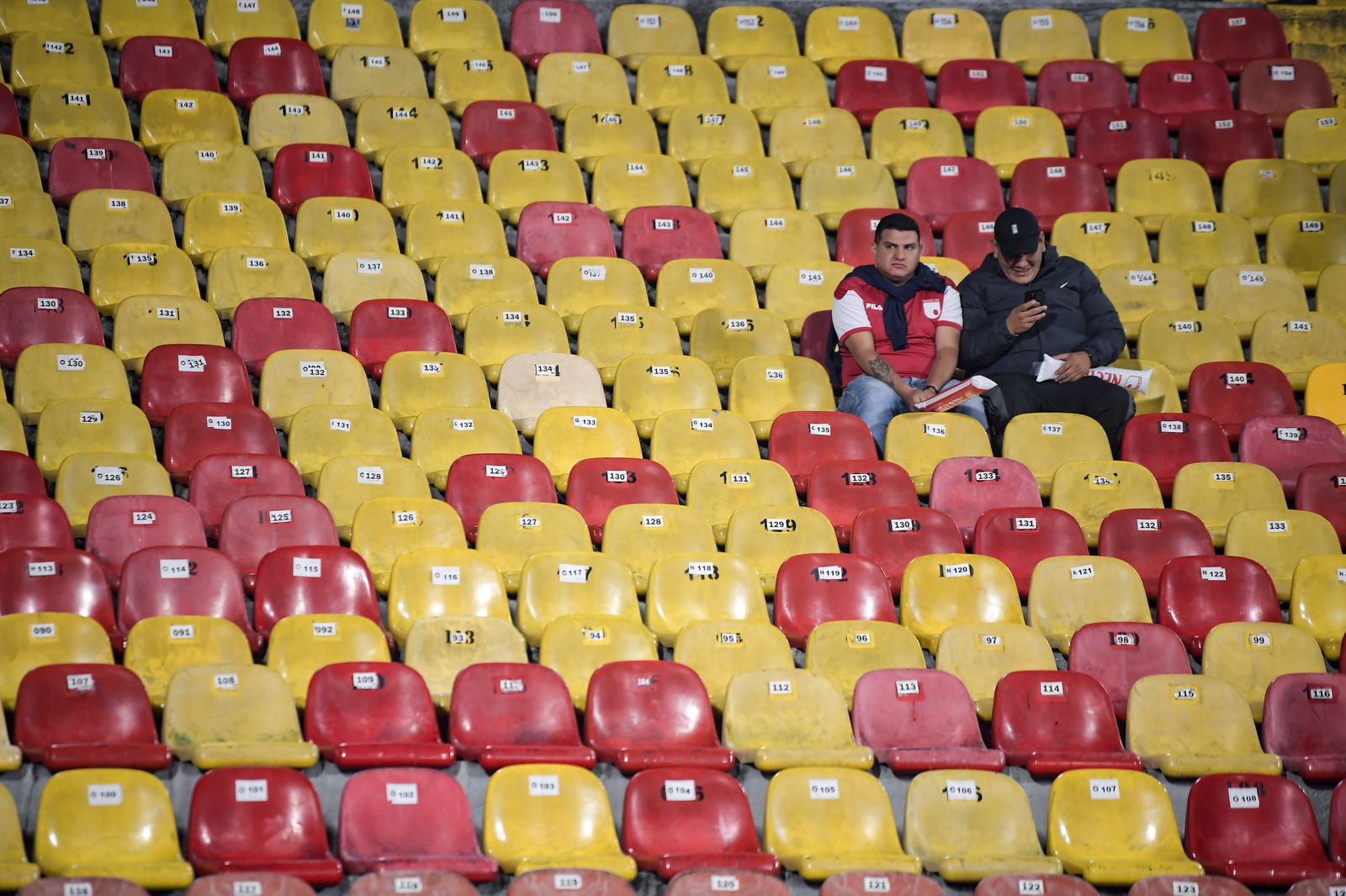El acompañamiento de la hinchada de Santa Fe bajó con el paso de las jornadas tras el mal momento del equipo en cuadrangulares.