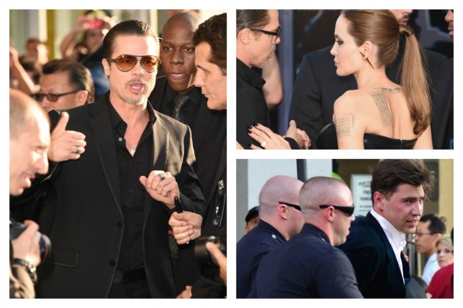 Brad Pitt no supera el puño que le dieron en la alfombra roja