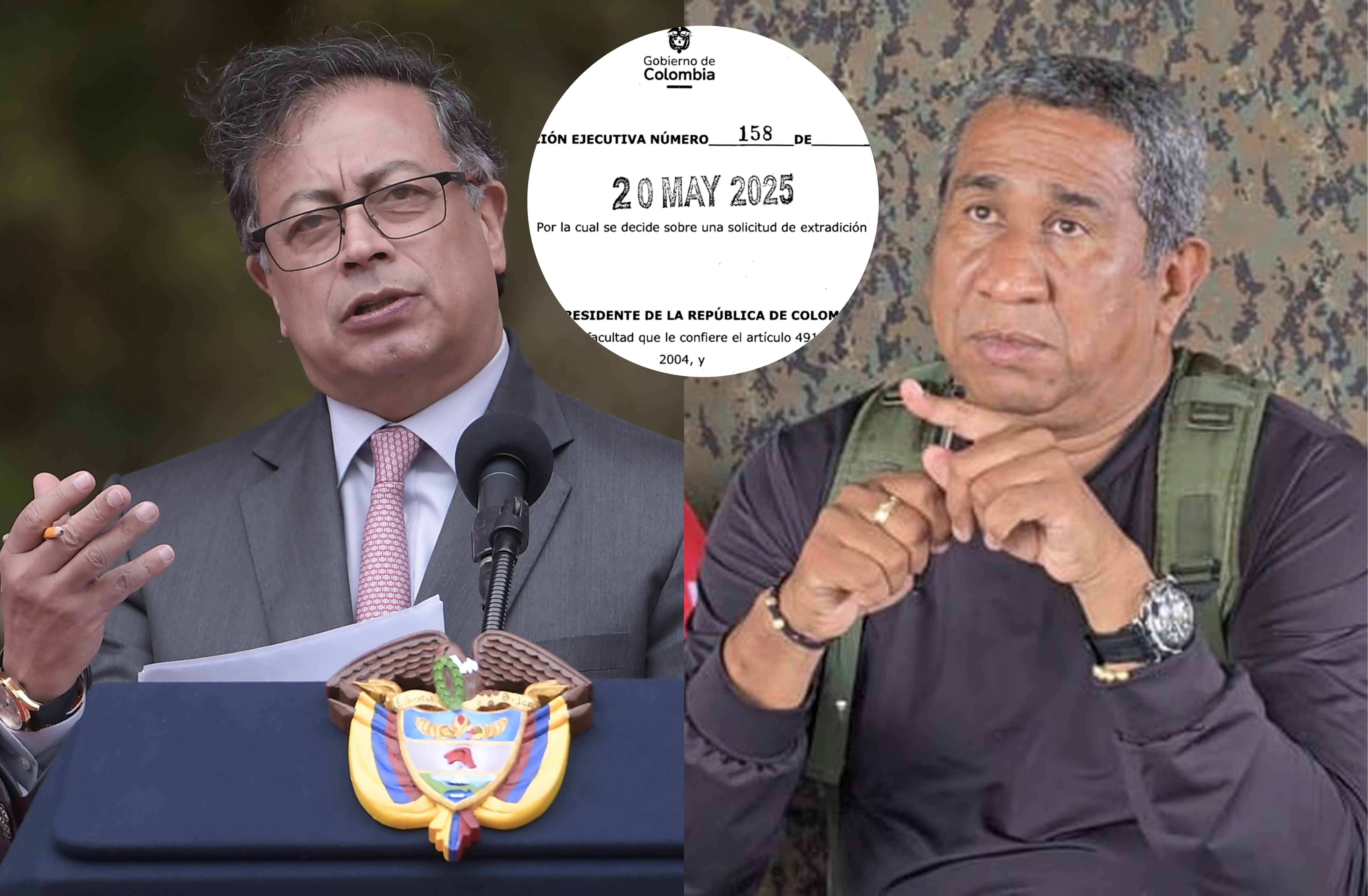 El presidente Gustavo Petro suspendió la orden de extradición a Estados Unidos de Gabriel Yepes, “HH”, comandante de Comuneros del Sur, grupo que está en negociaciones con el Gobierno.