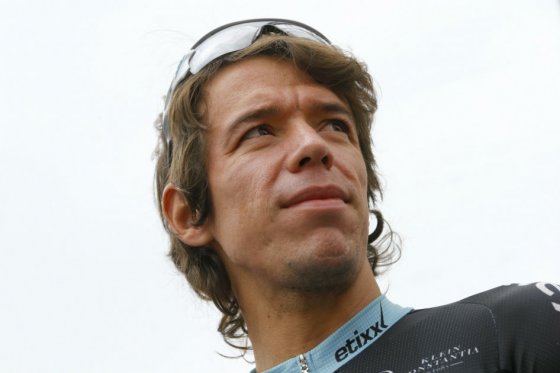 Rigoberto Urán pedalista del Ettix Quick Step. Foto: AFP