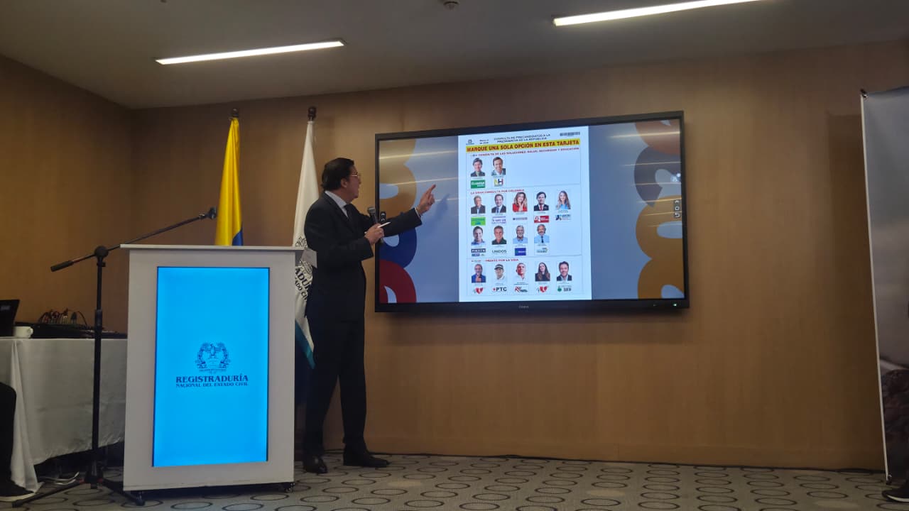 Registraduría anunció que se rediseñó el tarjetón de las consultas: así quedará