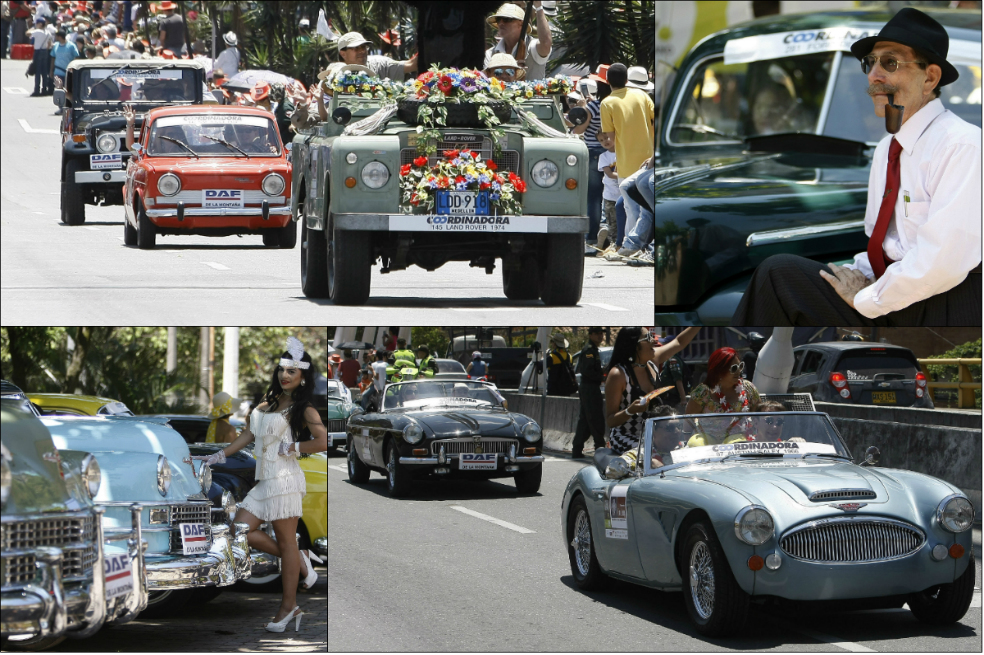 Feria de las Flores: Medellín viaja en el tiempo con el tradicional desfile de autos clásicos