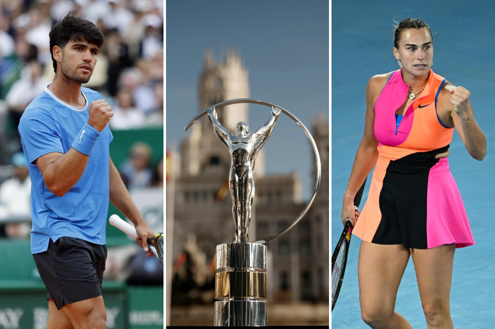 Carlos Alcaraz y Aryna Sabalenka le pusieron tenis a los Premios Laureus
