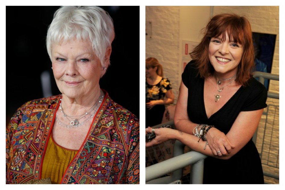 Judi Dench y su hija Finty Williams. 