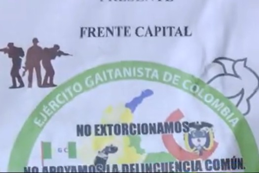 Cuatro capturados por repartir propaganda alusiva al ‘Ejército Gaitanista’