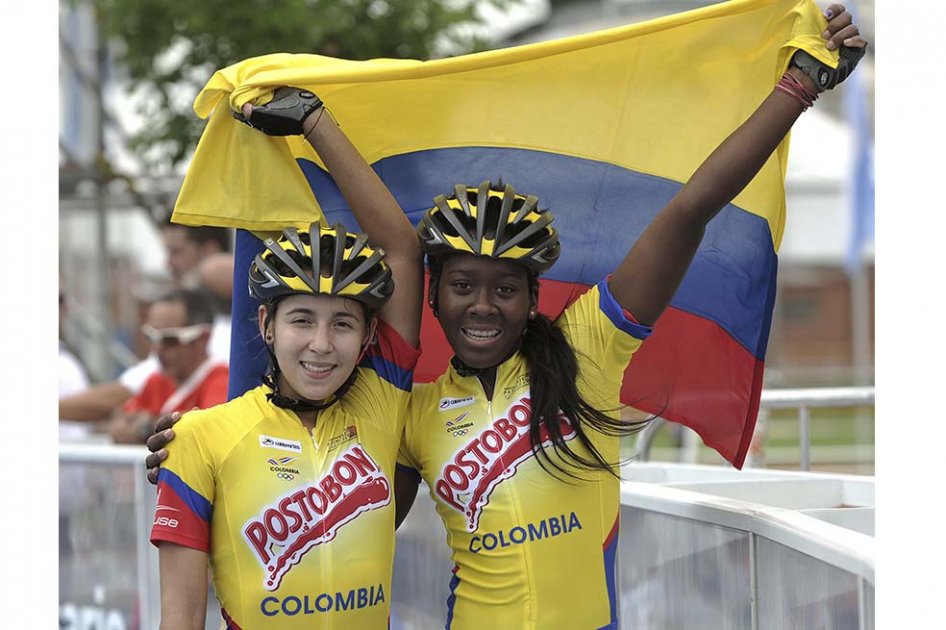 El combinado cafetero se llevó tres de las cuatro pruebas de velocidad, los 1000mts baterías juvenil varones con Edwin Estrada, así como los 500mts baterías con Yercy Puello y Andrés Felipe Muñoz. Foto: Fedepatin