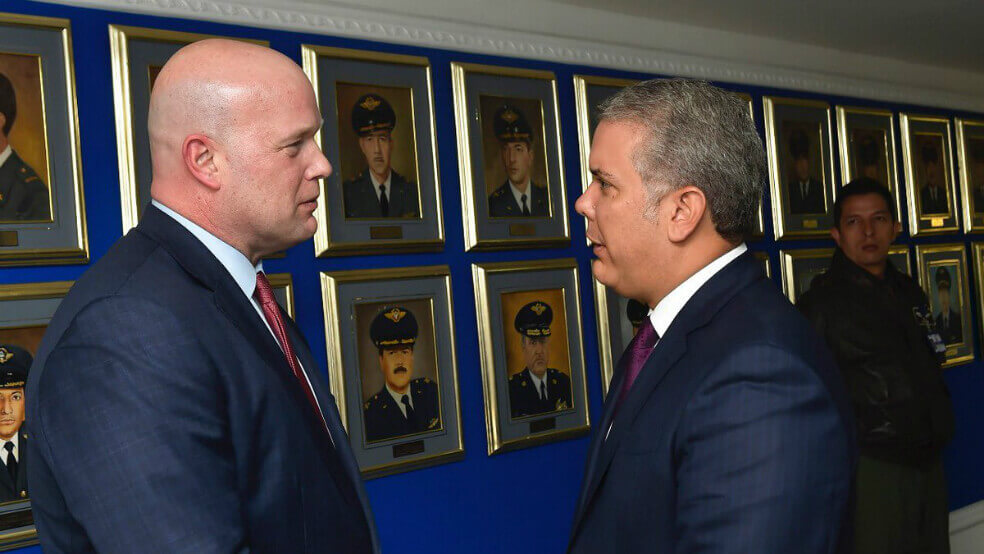 Duque se reunió con fiscal de EE.UU. para “apoyar regreso de la democracia en Venezuela”