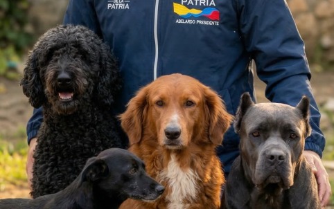 Conozca a las nuevas mascotas presidenciales: los perros de Abelardo de la Espriella