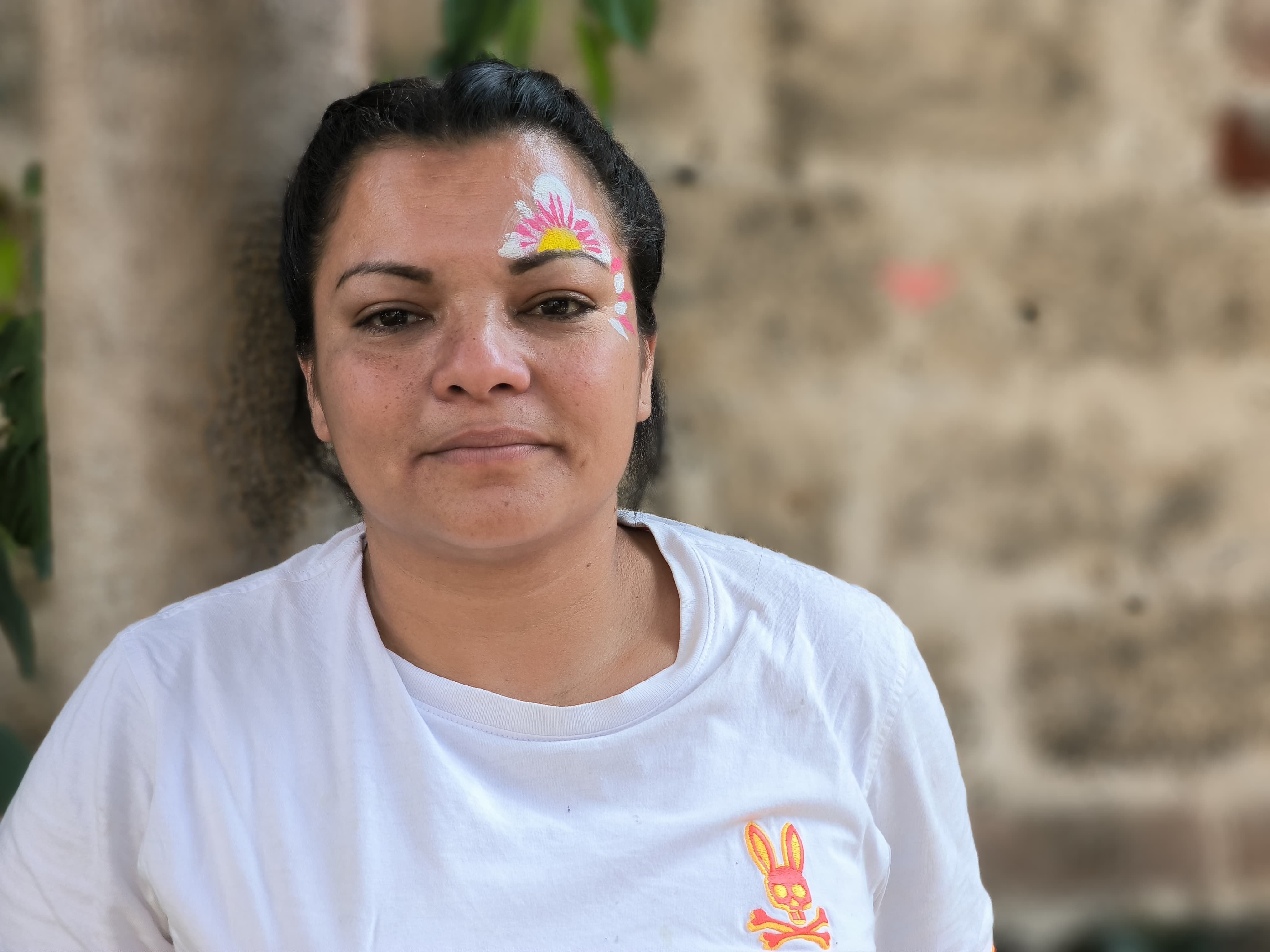 Yolany González, de 39 años, madre y migrante hondureña.